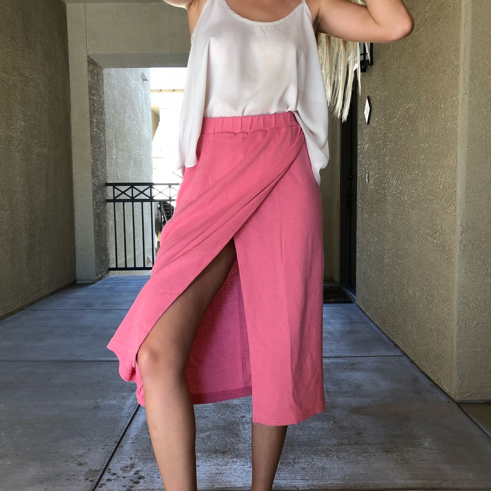 Pretty in Pink Pencil Skirt